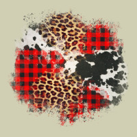 Leopard Cowhide Christmas Plaid Patches Heavy Core Tee | Teevron