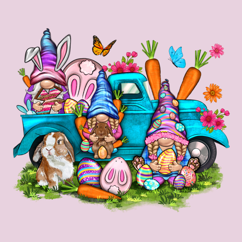 Easter Gnomies With Truck Ladies Tee by NancyCooperArtShop | Teevron