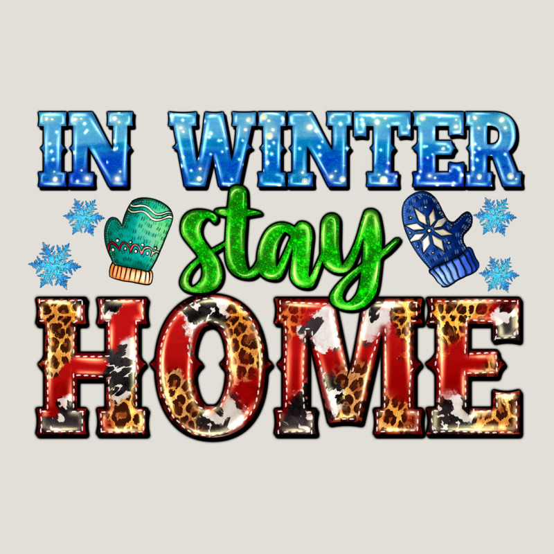 In Winter Stay Home With Gloves Heavy Core Tee by AdoDesignShop | Teevron