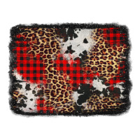 distressed cowhide leopard christmas background | Teevron
