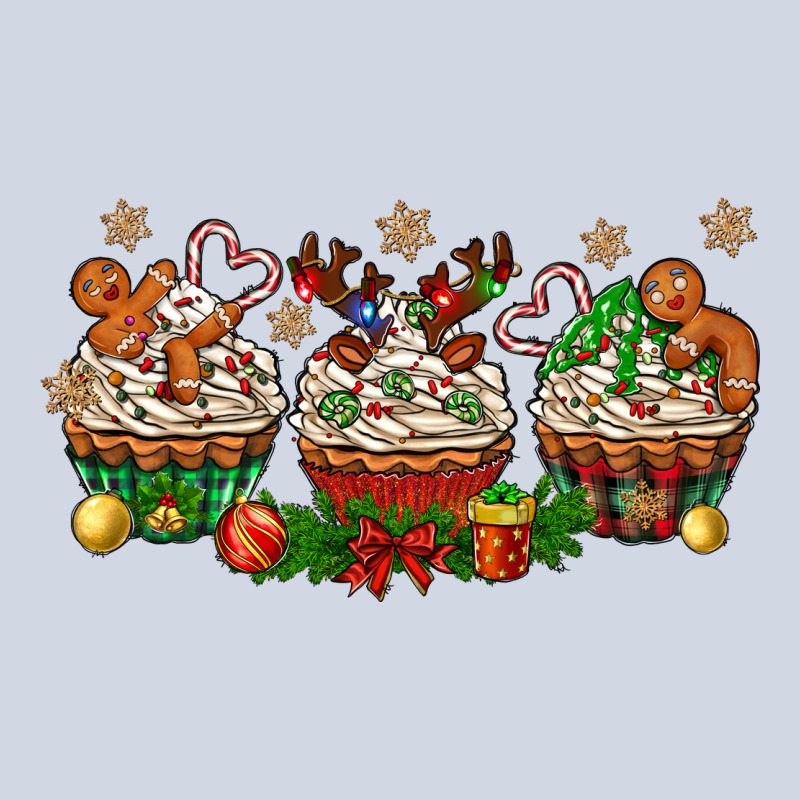 Christmas Cupcake With Gingerbreads Bbs Premium Sweatshirt by BundleAndBundleShop | Teevron