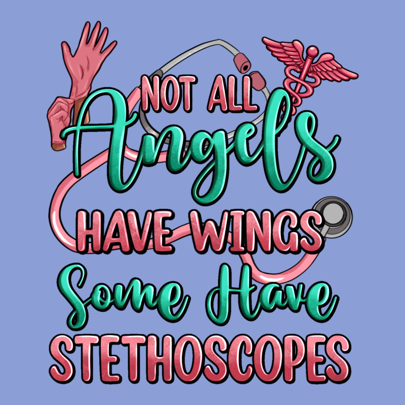 Not All Angels Have Wings Some Have Stethoscopes Long Sleeve Tee by RanaPortraitStore | Teevron