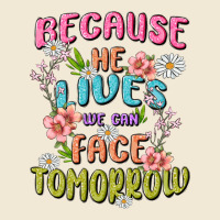 Because He Lives Face Tomorrow Premium Tee | Teevron