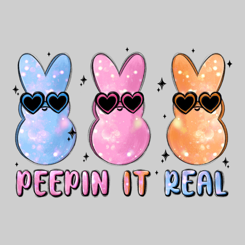 Peepin It Real Easter Glitter Premium Tee by MaliasSmallBusiness | Teevron