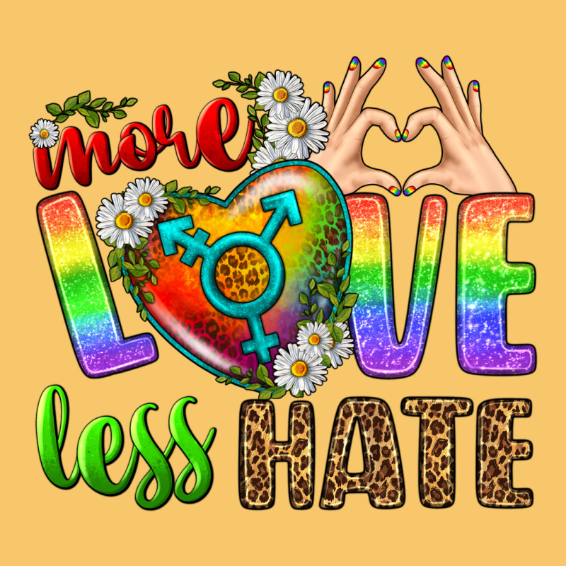 More Love Less Hate Lgbtq Vintage Hoodie by BundleAndBundleShop | Teevron