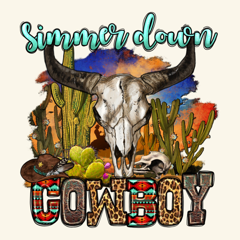 Simmer Down Cowboy Premium Hoodie by OliviaCreatesArt | Teevron