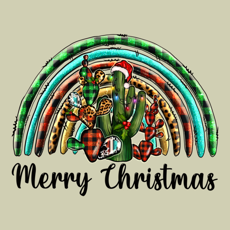 Merry Christmas Cactus Rainbow Heavy Core Tee by BarkalooDesign | Teevron