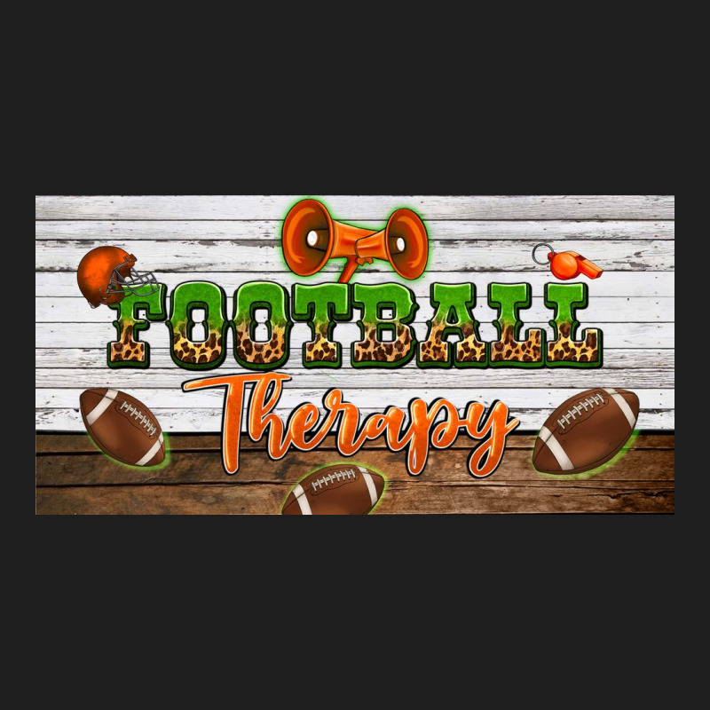 Football Therapy License Plate Classic Tee by BundleAndBundleShop | Teevron