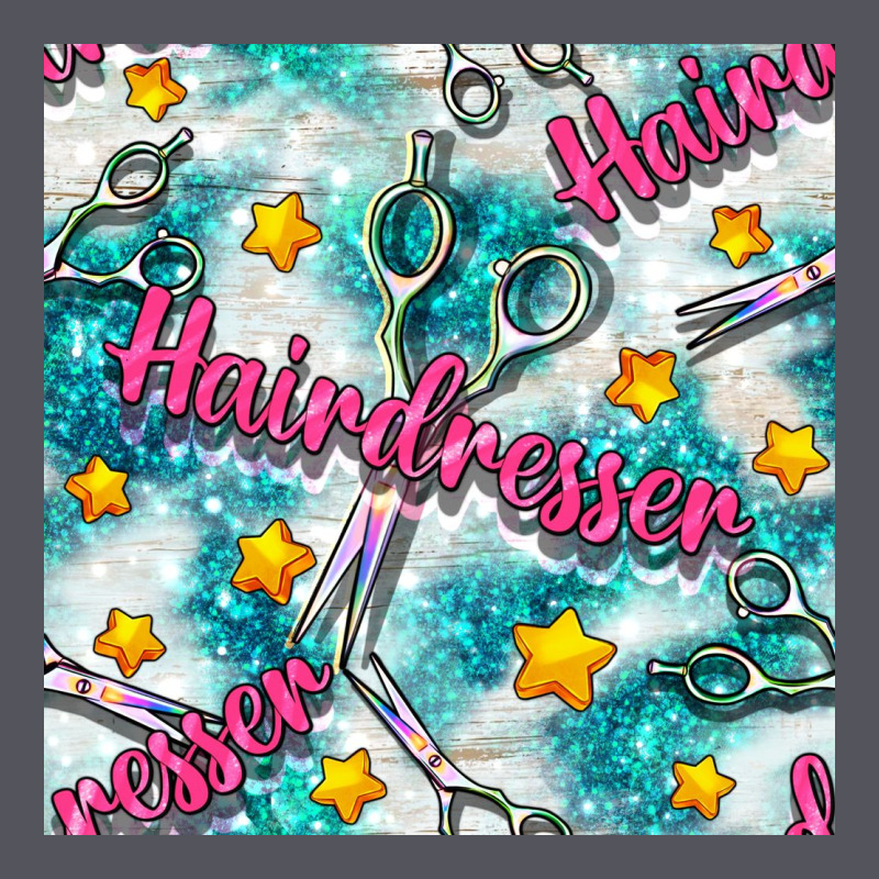 Hairdresser Scissor And Stars With Glitter Seamless Pattern Bbs Vintage Hoodie by BundleAndBundleShop | Teevron