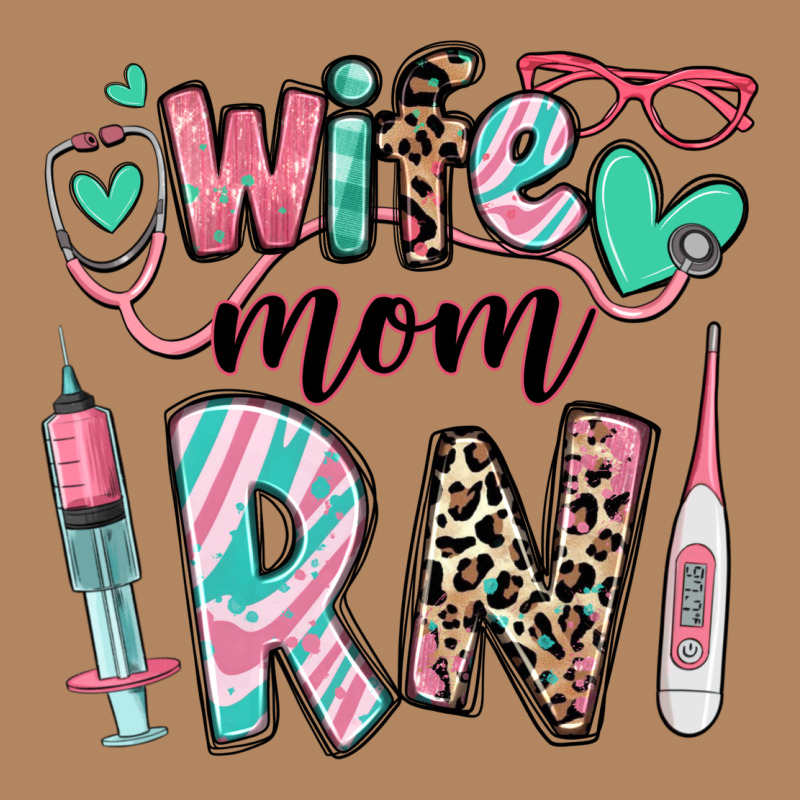 Wife Mom Rn Registered Nurse Long Sleeve Tee by RanaPortraitStore | Teevron