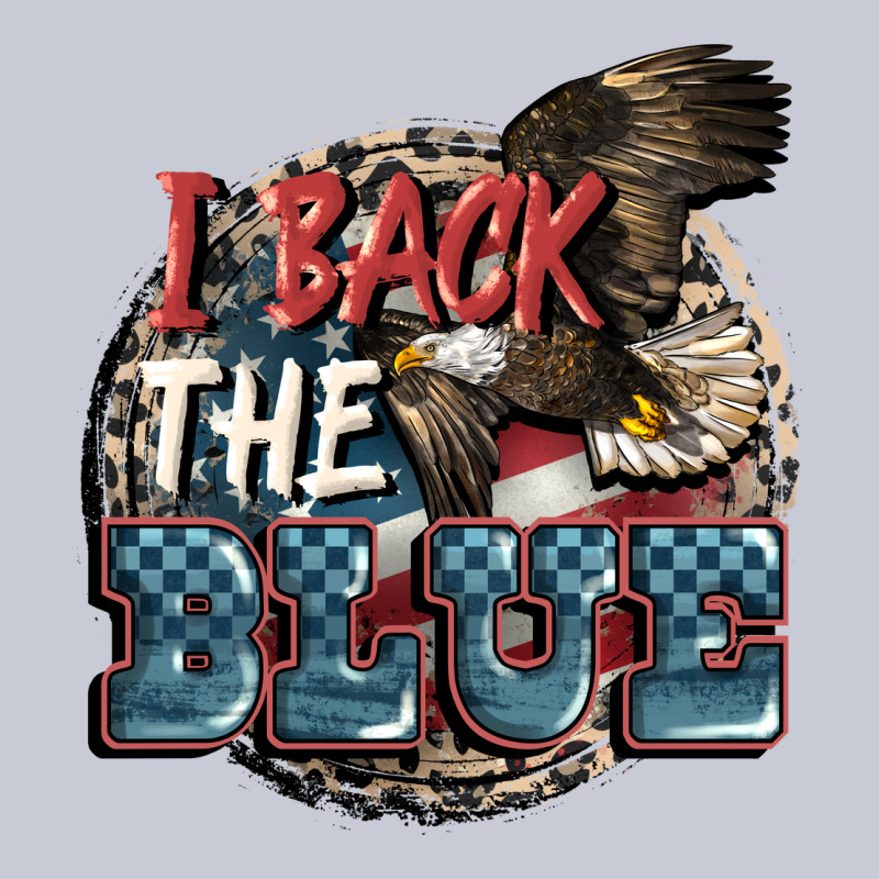 I Back The Blue Heavyweight Hoodie by FaDigitalArtStudio | Teevron