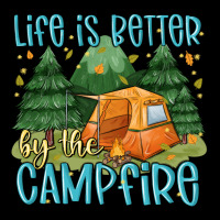 Life Is Better By The Camp Fire Premium Tee | Teevron