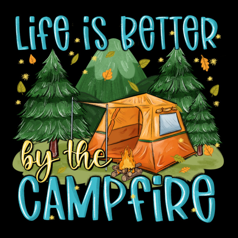 Life Is Better By The Camp Fire Premium Tee by MaliasSmallBusiness | Teevron