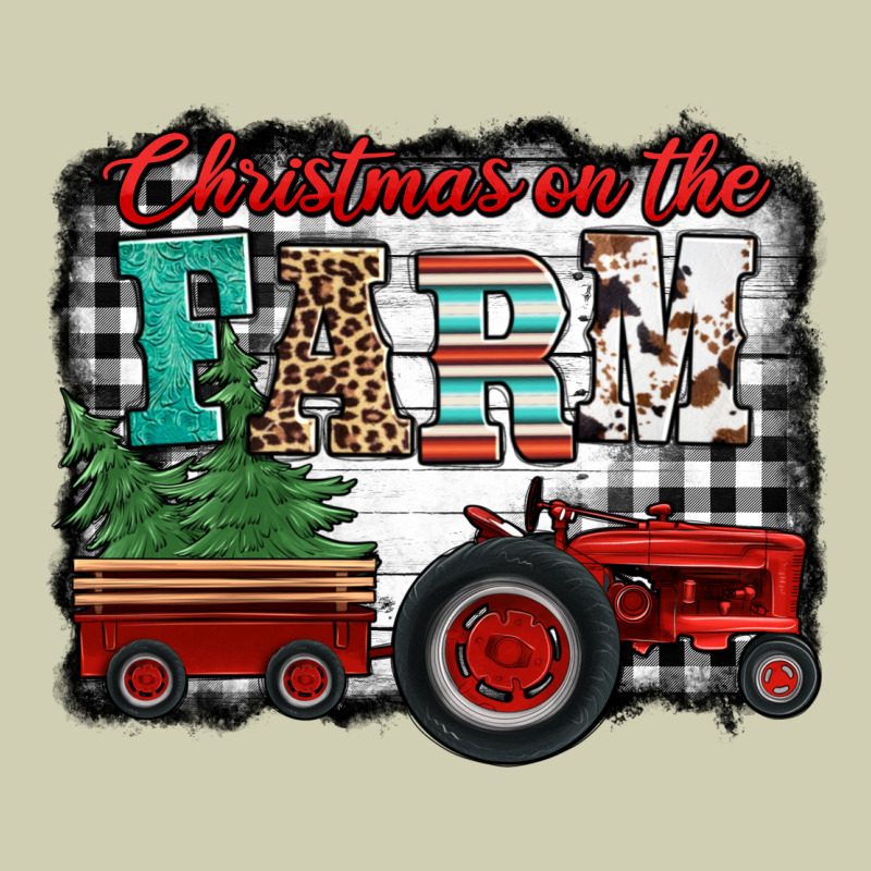 Christmas On The Farm Tractor Buffalo Plaid Heavy Core Tee by Jasminsmagicworld | Teevron