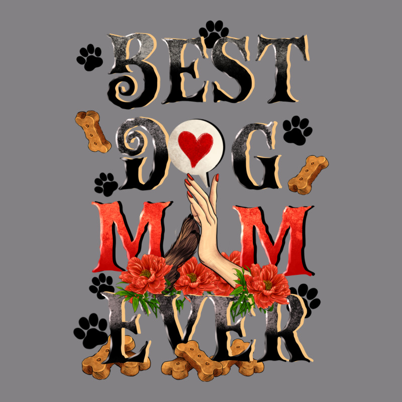 Best Dog Mom Ever Mother's Day Heavyweight Hoodie by FaDigitalArtStudio | Teevron