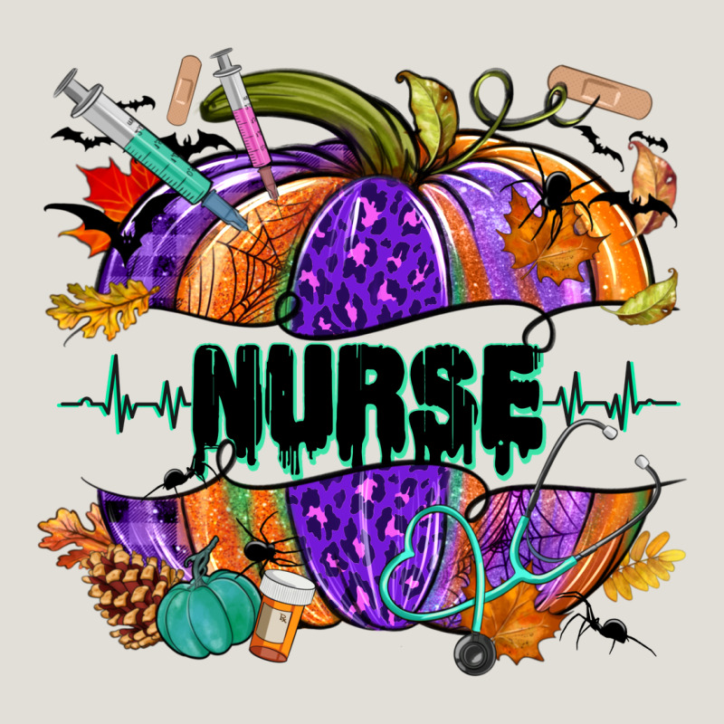 Halloween Nurse Pumpkin Heavy Core Tee by NancyCooperArtShop | Teevron
