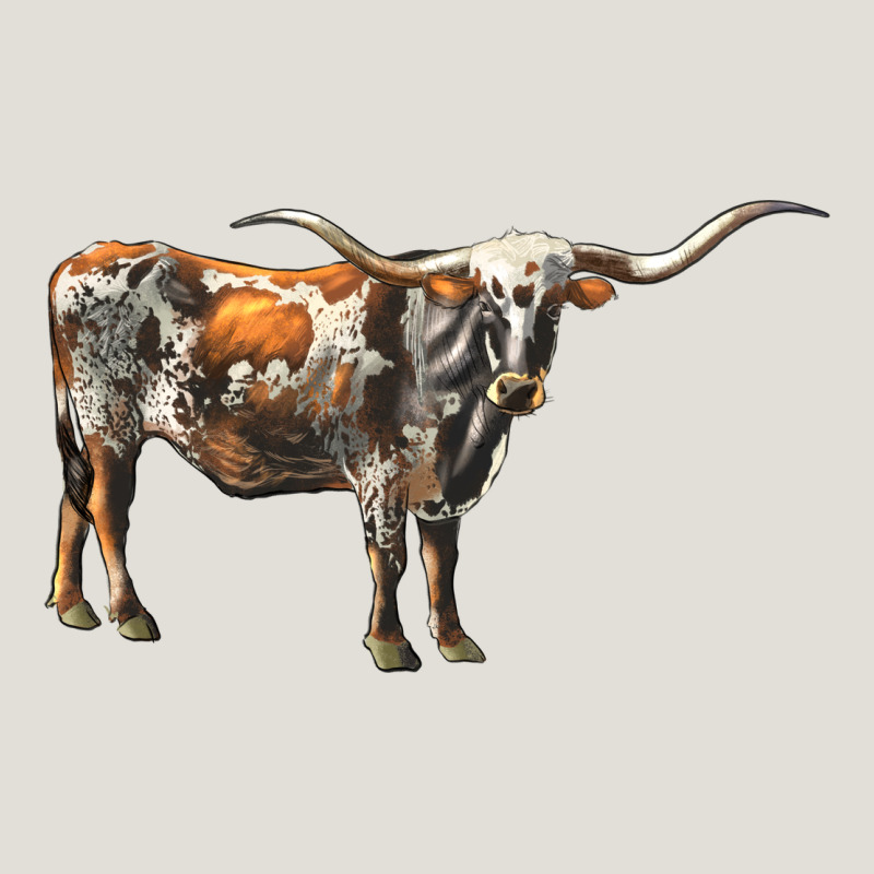 Texas Longhorn Cow Heavy Core Tee by LillyAllenDesigns | Teevron