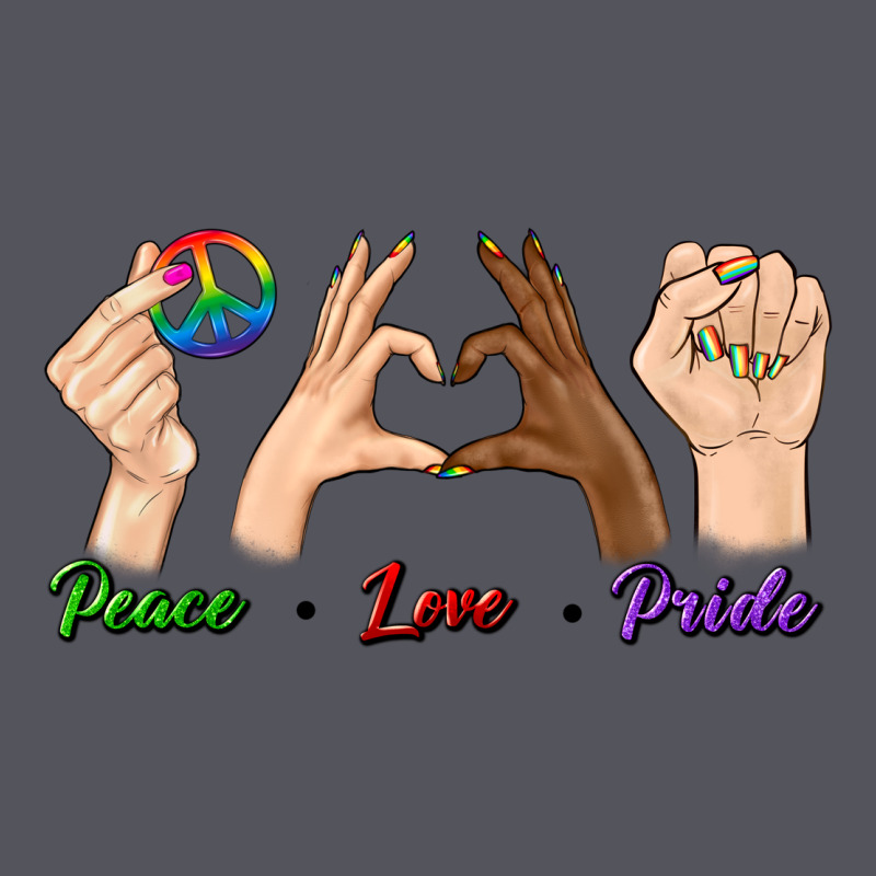 Peace Love Pride Vintage Hoodie by BundleAndBundleShop | Teevron