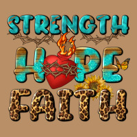 Strength Hope Faith Vintage Hoodie | Teevron