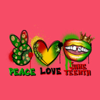 Peace Love Juneteenth Premium Sweatshirt | Teevron