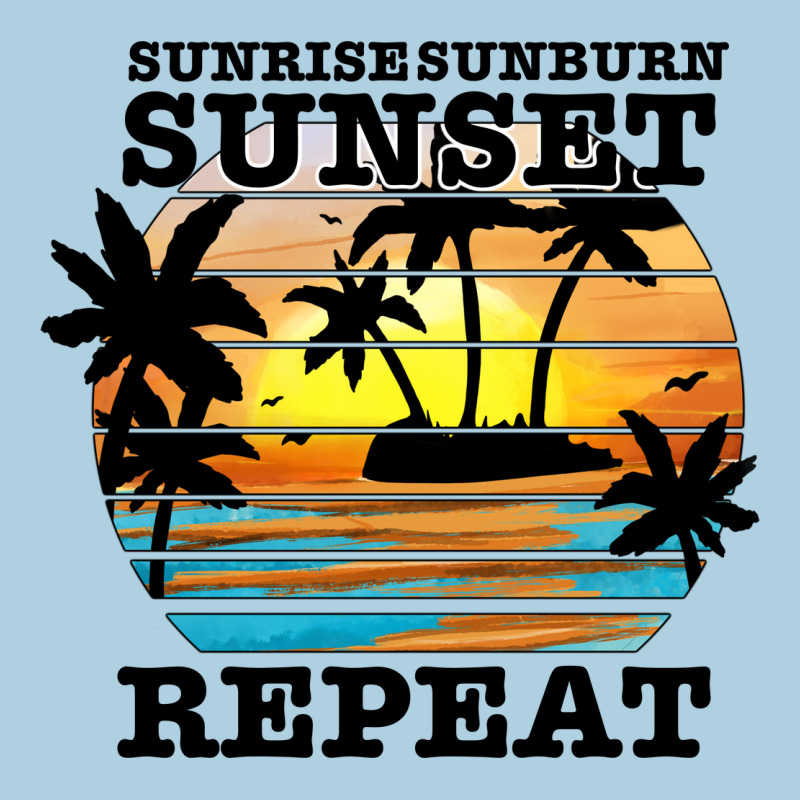 Sunrise Sunburn Sunset Repeat Premium Hoodie by JahusDesignShop | Teevron