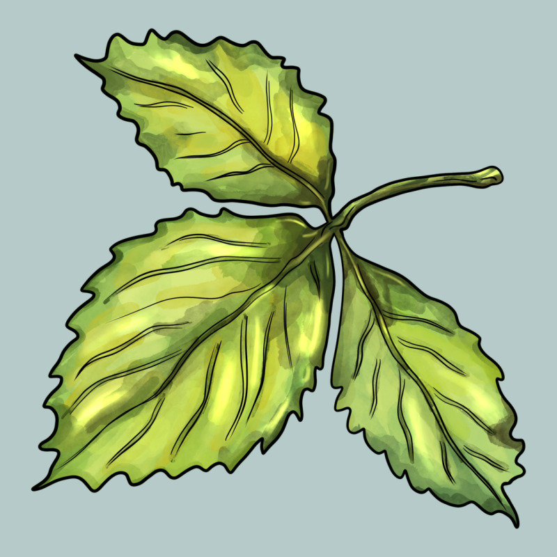 Green Leaf Heavy Core Tee by BarkalooDesign | Teevron
