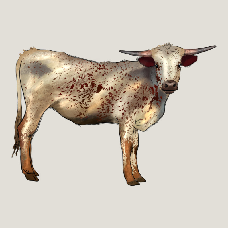Texas Longhorn Heifer Heavy Core Tee by LillyAllenDesigns | Teevron