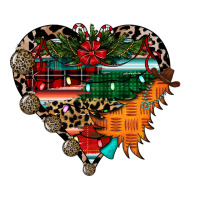 festive western christmas heart | Teevron