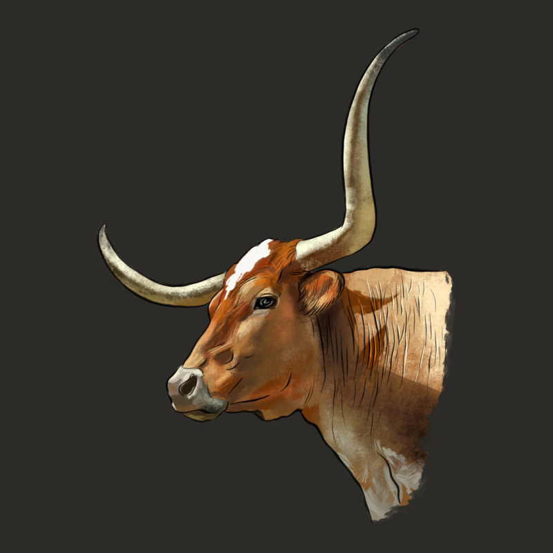 Texas Longhorn Cow Face Heavy Core Tee by LillyAllenDesigns | Teevron