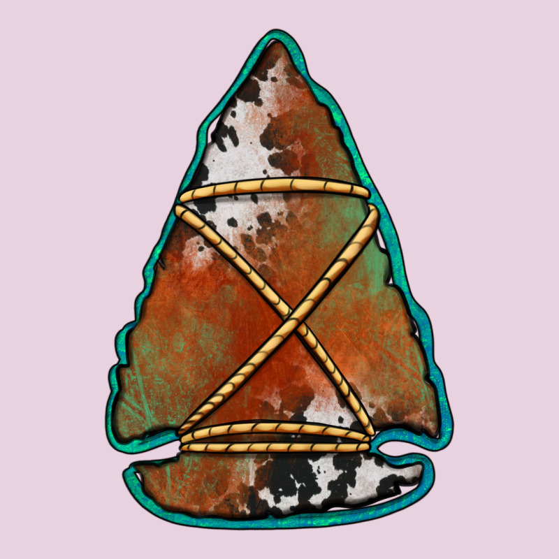 Cowhide Rusty Arrowhead Ladies Tee by Jasminsmagicworld | Teevron