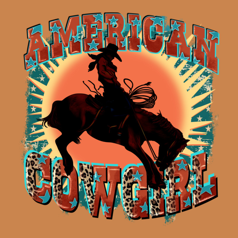 American Cowgirl 4th Of July Heavyweight Hoodie by FaDigitalArtStudio | Teevron