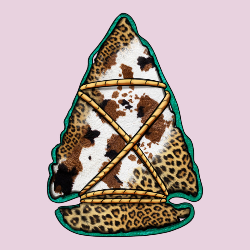 Cowhide Leopard Arrowhead Ladies Tee by Jasminsmagicworld | Teevron