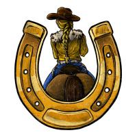horseshoe and cowgirl | Teevron