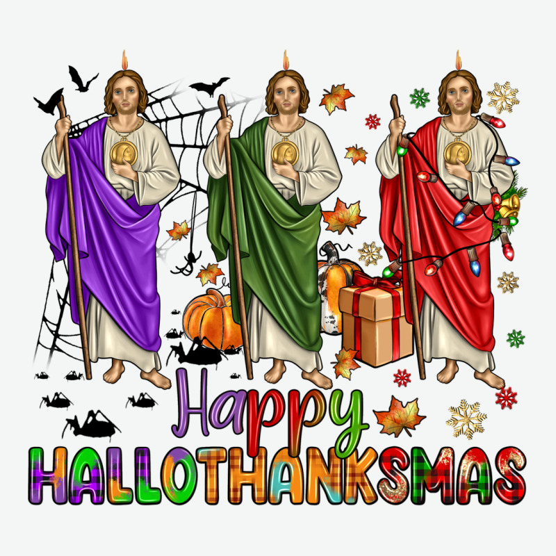 San Judas Happy  Hallothanksmas Urban Heavy Tee by JahusDesignShop | Teevron