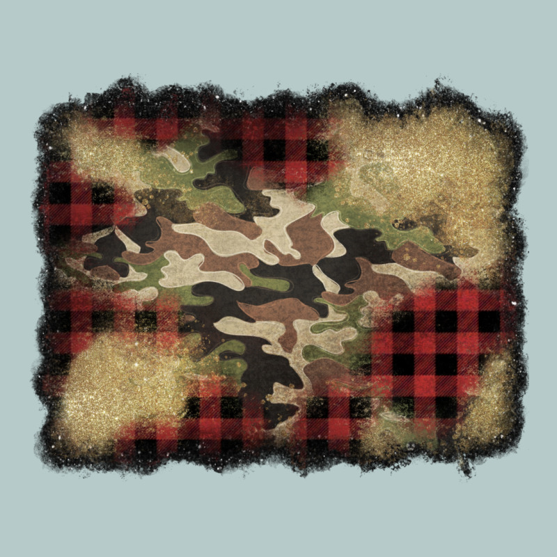 Buffalo Plaid Christmas Camouflage Glitter Background Heavy Core Tee by Jasminsmagicworld | Teevron