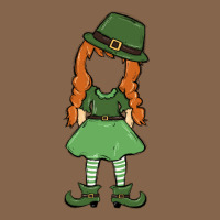 Leprechaun Girl Faceless Premium Tee | Teevron