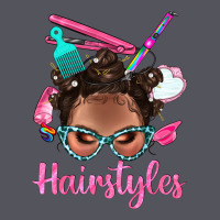 Afro Bantu Knots Hairstyles Messy Bun With Clasp Bbs Vintage Hoodie | Teevron