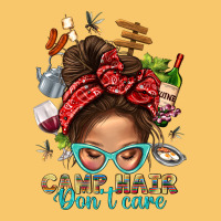 Camp Hair Dont Care Messy Bun Bbs Vintage Hoodie | Teevron