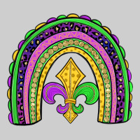 Mardi Gras Fleur De Lis Rainbow Premium Tee | Teevron