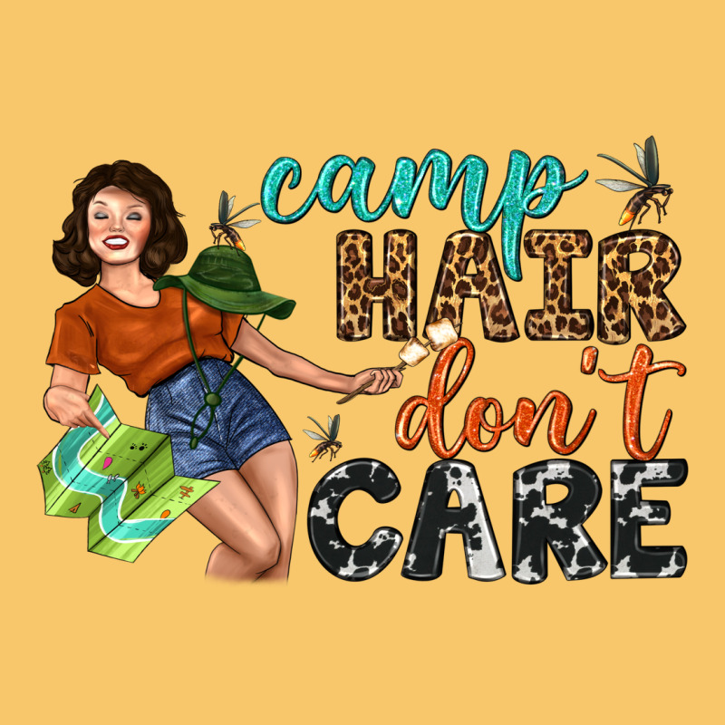 Camp Hair Don't Care Vintage Hoodie by BundleAndBundleShop | Teevron