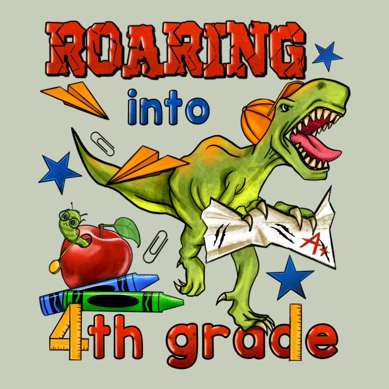 Roaring Into 4th Grade Classic Tee by BundleAndBundleShop | Teevron
