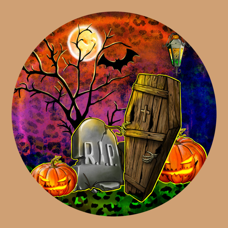 Halloween Round Vintage Tee by BundleAndBundleShop | Teevron