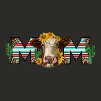 Sunflower Hereford Cattle And Cactus  Mom Heavy Core Tee | Teevron