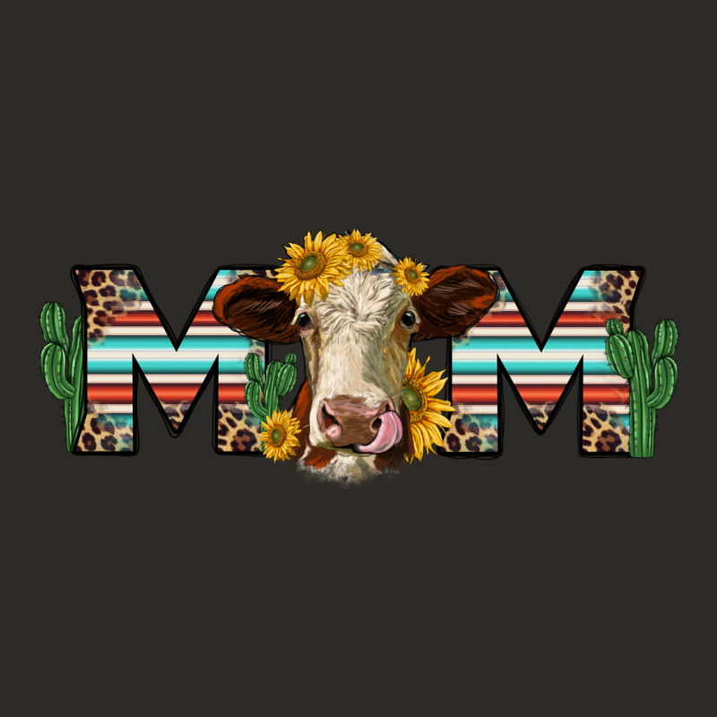 Sunflower Hereford Cattle And Cactus  Mom Heavy Core Tee by Jasminsmagicworld | Teevron