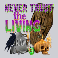 Never Trust The Living Heavyweight Sweatshirt | Teevron