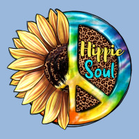 Hippie Soul With Sunflower And Leopard Background Premium Hoodie | Teevron
