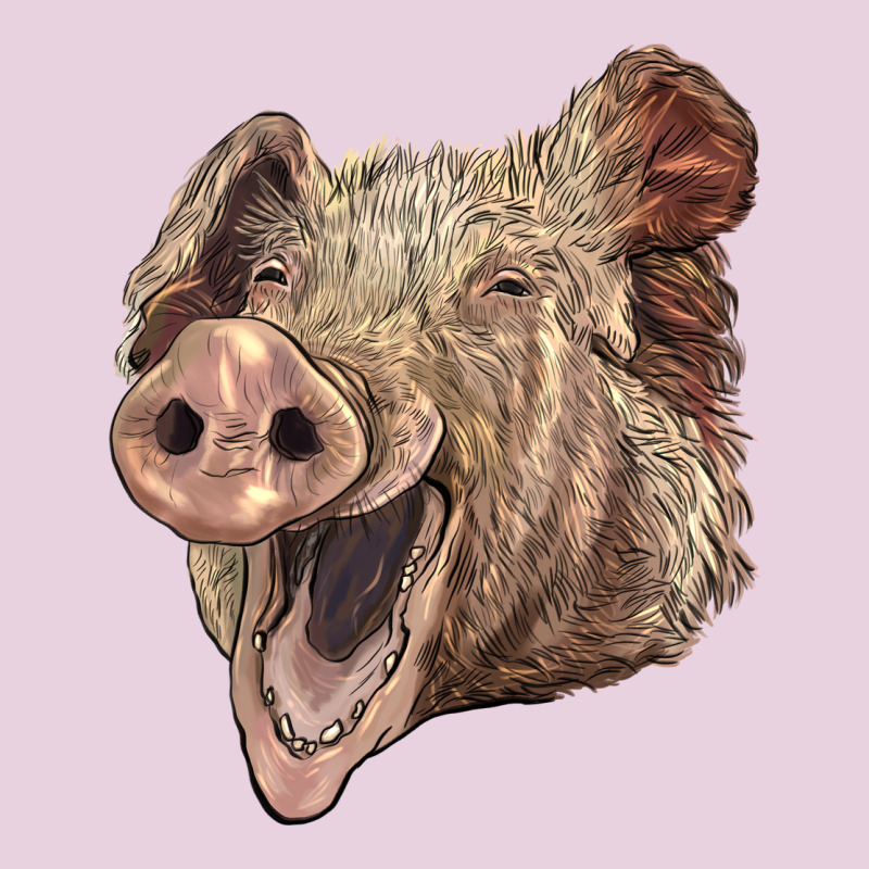 American Yorkshire Pig Face Ladies Tee by LillyAllenDesigns | Teevron