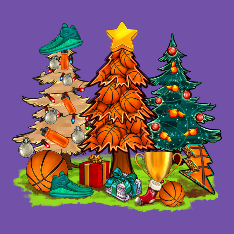 Christmas Basketball Trees Bbs Premium Sweatshirt by BundleAndBundleShop | Teevron
