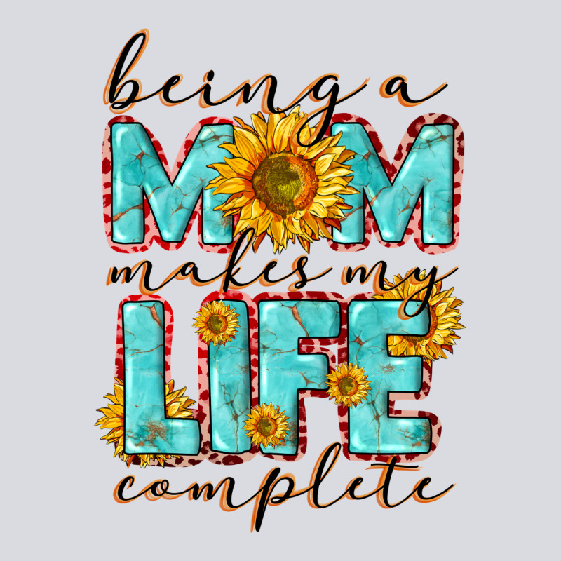 Being A Mom Makes My Life Complete Mother's Day Zipper Hoodie by CowGirlArtShop | Teevron