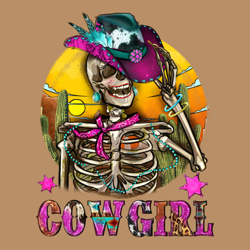 Cowgirl Skeleton With Landscape Vintage Hoodie by BundleAndBundleShop | Teevron